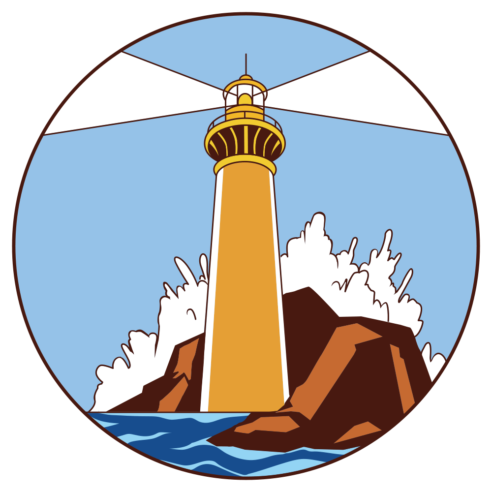 James P. Vrable Scholarship for Service to Others lighthouse logo