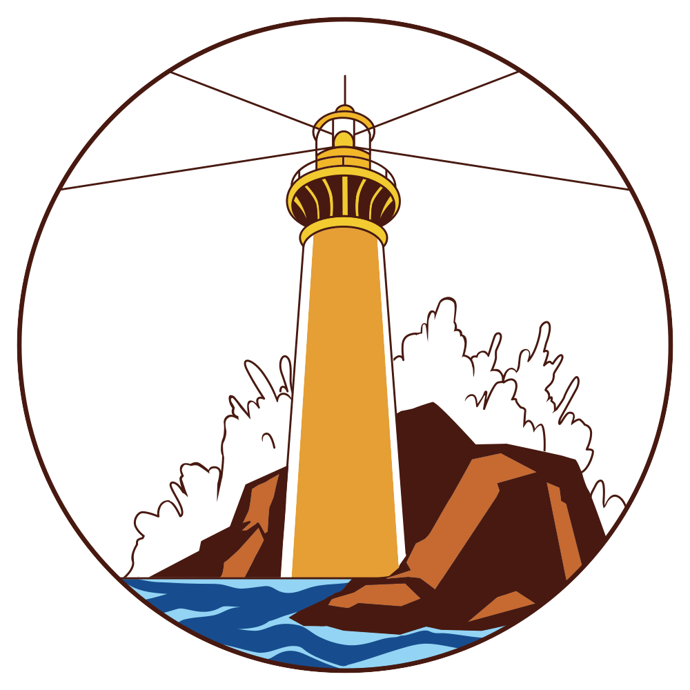 James P. Vrable Scholarship for Service to Others lighthouse logo